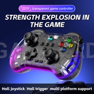 Z01F Wireless Bluetooth Game Controller Dual Hall Six-Axis Vibration Burst Key for Switch Android iO