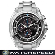 Citizen Eco-Drive CA0551-50E CA0551-50 Solar Black Dial Titanium Men's Watch
