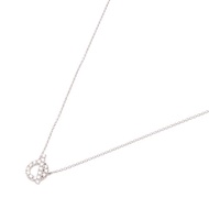 HERMES 愛馬仕 Finesse 鑽石 項鍊 18K白金 H219310B 00