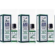 3 Unit x Axe Brand Medicated Oil 5ML **Exp-07/29*** NO C.O.D Payment ,不接受货到付款 ***