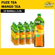 Fuze Tea Mango Green Tea Bottle (12 x 1.5L) - Expiry 14 Feb 2026