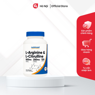 Viên uống Nutricost L-Arginine & L-Citrulline (120 Capsules) nhập khẩu Mỹ - Gymstore giúp cải thiện