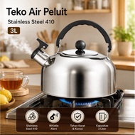 Hot Water Kettle Stainless Steel 410/ 3L Volume/ Can Be Used for Cooking Hot Water on the Stove Whis