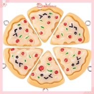 WALLERAB Pizza Charms, Resin 0.93 inch(23.5mm) wide 30Pcs, Smooth and comfortable to touch 1.16 inch