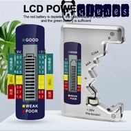 GLENES Battery Capacity Tester Digital 9V Battery Level Tester Voltage Meter Battery Monitor Volt Ca