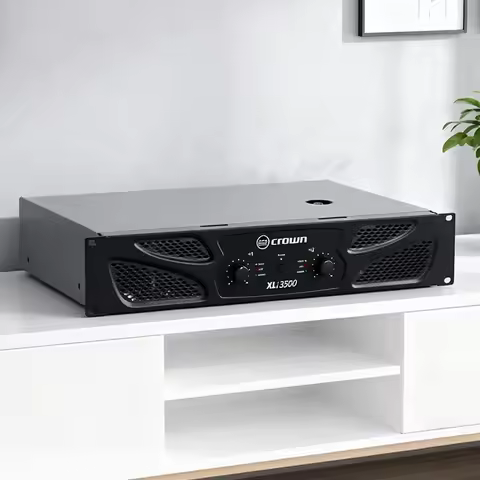 2x1000W Sound Amplifier 3 Sensitivity Setting Amp Cooling Fan Professional Amplifiers For Home Theat