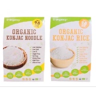 D'Organcy Organic Konjac Rice / Konjac Fine Noodle / Konjac Noodle (385gm) NATIONWIDE DELIVERY