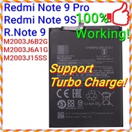 (Support Turbo Charging) NEW ORI Stable Battery for XIAOMI Redmi Note 9 Pro 9S Note9 / BN53 BN54 BN5