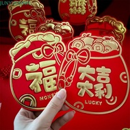 JUNYUE88WL 6pcs Red Envelope, Style Cash Paper Red Packet, Traditional Cartoon Packet Luck Money Poc