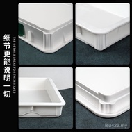 Turnover Box Rectangular Dough Fermentation Box Awakening Box Plastic Sealed Commercial Dough White 