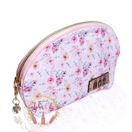 Essential Oil Pouch Bag with Insert 10 Pink Roses Canvas Slots