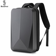 Resilver 2023 Men's Anti-theft Lock Backpack USB Charging Laptop Backpack Expandable Travel Business