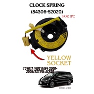 84306-52020 Toyota Vios RAV4 2000-2005/Estima ACR30/Toyota OLD (84306-52020) Yellow Socket FOR 1 PC