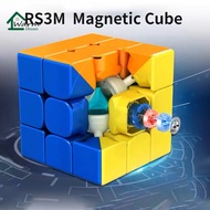 RS3M 2020 Magnetic Cube Moyu 3x3x3 Magic Cube Meilong Rubik's Cube Qiyi Professional Speed Cubes Edu