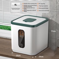 (Ready Stock) 5kg/10kg Kitchen Rice Storage Container Big Rice Box Rice Dispenser Insect Moisture Pr