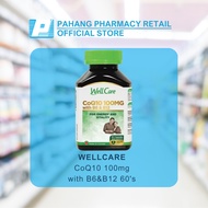 WELLCARE CoQ10 100mg with B6&B12 -  60's