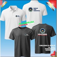 BGN Nutrition Body T-Shirt SPPG MBGNasional Short Sleeve Shirt Collared and Oblong Shirt S - 5XL