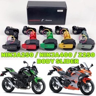 1SET NEW NINJA250 NINJA400 Z250 2018 BODY SLIDER NINJA 250 400 KAWASAKI MODENAS ENGINE GUARD CRASH B