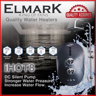 Elmark iHOT8 Instant Water Heater with Silent DC PUMP and Rain Shower Set