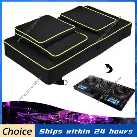 Carrying Case Thickened Inner Liner DJ Controller Case with Adjustable Shoulder Strap for Pioneer DD