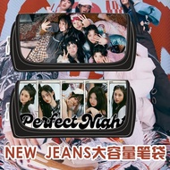 NewJeans Merchandise Pencil Case Jinminchi Girl Group Student Large-Capacity Stationery Box Simple J