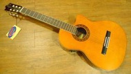 【名曲堂樂器 】全新 Farida 法麗達 C-35 CE 面單板 缺角 電 古典吉他/尼龍弦 電木吉他!