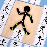 Kindergarten Corner Homemade Sports Maker 0.42 Observation Limbs Fine Educational Games Play Teachin