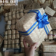 Besek Box Pita|Hampers|Hantaran|Box|Serahan|Hadiah|Catering|Box Makan|Kotak Kado|Gift| Ayaman Bambu 