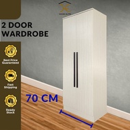 (Siap Pasang) Home Elite: 2 Door Wardrobe Bedroom Wardrobe /Almari Baju/Almari  Pintu/Almari Murah/A