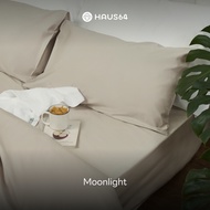 Haus64 Bed Sheet Set C นวมเย็บติด ผ้าปูที่นอน + ปลอกหมอน + ผ้านวมเย็บติด a Graphite Grid Set C 3.5