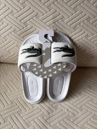 Lacoste slipper 男裝 拖鞋 涼鞋 白色 US7