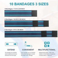 Elitzia Elastic Bandage Wrap Azure and Traditional Royal Blue Binding Strape for Beuty Machine Lipol