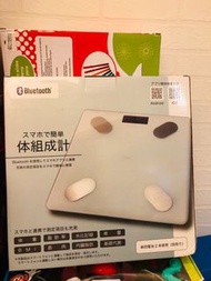 日本直送🇯🇵全新 未開封 Bluetooth 連手機 多功能電子體脂磅 體重計 體重磅