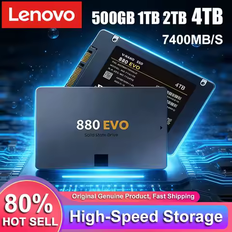 Lenovo New SSD 880 EVO 2TB 4TB Internal Solid State Drives Hard Disk SATA 3.0 MLC 2.5 Inches for Lap