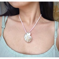 Apricot shell necklace (handmade necklace)
