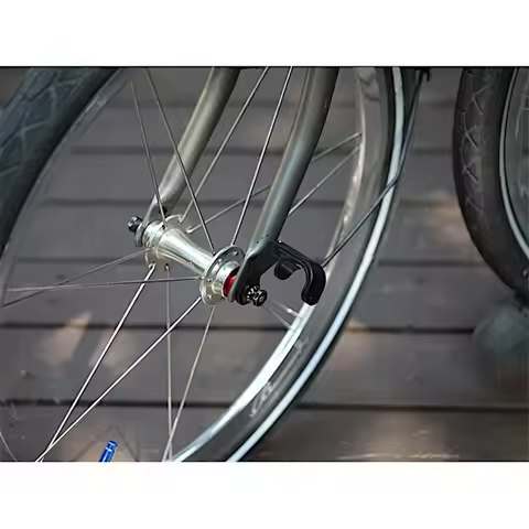 H&H hook front fork L buckle front fork hook for brompton bike with mudguard Titanium stent v2