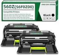 2-Pack 56F0Z00 Drum Units Black Compatible for Lexmark 56F0Z00 Drum for B2442dw B2338dw MS321dn MS42