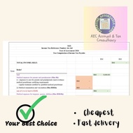 2026 Income Tax Computation Template Auto Calculate Form B LHDN - financial statement LAPOR CUKAI BO