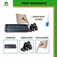 Satay Grill Package, Satay Grill, Fish Grill, BBQ Tools, Chicken Grill, Satay Grill, Detachable Base