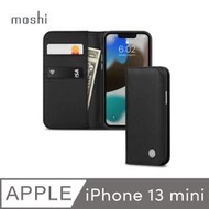 北車 Moshi Overture for iPhone 13 mini  (5.4吋) 磁吸 可拆式 卡夾型 插卡皮套