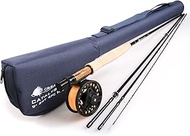 Catalyst 4pc Fly Rod and Fly Reel Combo 5wt for Fly Fishing