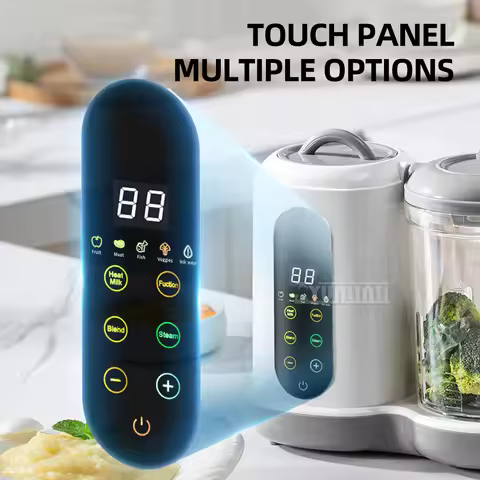 Multifunctional Blender Grinder Baby Food Steaming Stirring Warming Cooking Machine Food Processor E