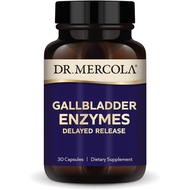 Dr. Mercola Gallbladder Enzymes 30 Delayed Release Capsules - Gallbladder & Digestive Health Support