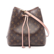 【二手】LOUIS VUITTONNeoNoe 單肩包，Monogram Rose Poudre 玫瑰粉紅帆布，M44022，玫瑰粉紅，PVC 塗層帆布，皮革，NeoNoe