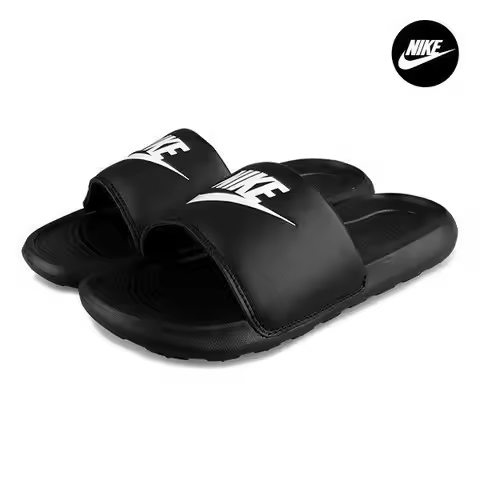 NIKE Women's Slides Men Women School Office Slippers Black CN9677005