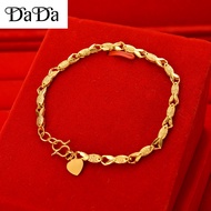 emas suasa 375 original gold bracelet womens frosted fish wedding jewelry for girlfriends 手链