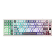RK Royal Kludge RK L98 Gasket Layar dengan kenop logam yang dapat dilepas untuk Keyboard Mekanik Tan
