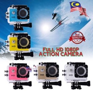 🔥HOTDEALS🔥 Full HD 1080P 12MP 30M WATERPROOF SPORTS ACTION CAMERA DV SJ4000 kamera casing kalis air 