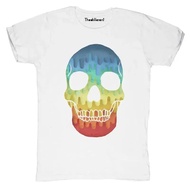 Men's Colorful Skull Print T-Shirt New Gift Ideas