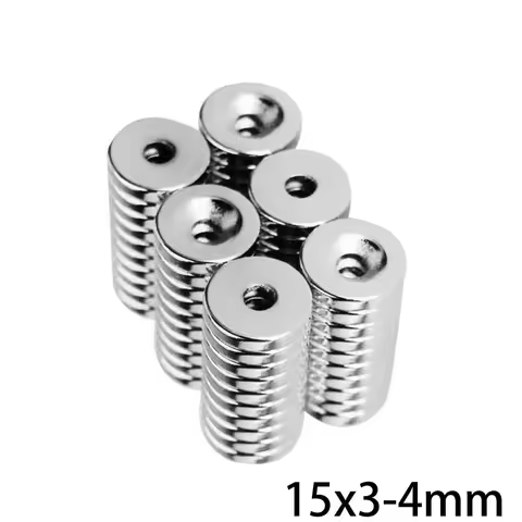 15X5-4 mm Rare Earth Neodymium Magnet 15x3-4 Small Round Countersunk Magnets 16x3-5 20x3-5 Strong Ma